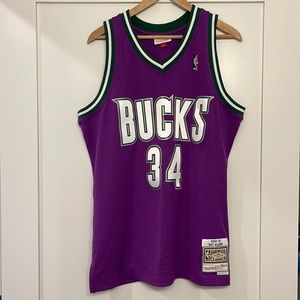 Bucks Ray Allen Nostalgia Co. Mitchell & Ness Large Jersey